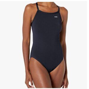 TYR Women's Durafast One Diamondfit Swimsuit, Black/Size 32
